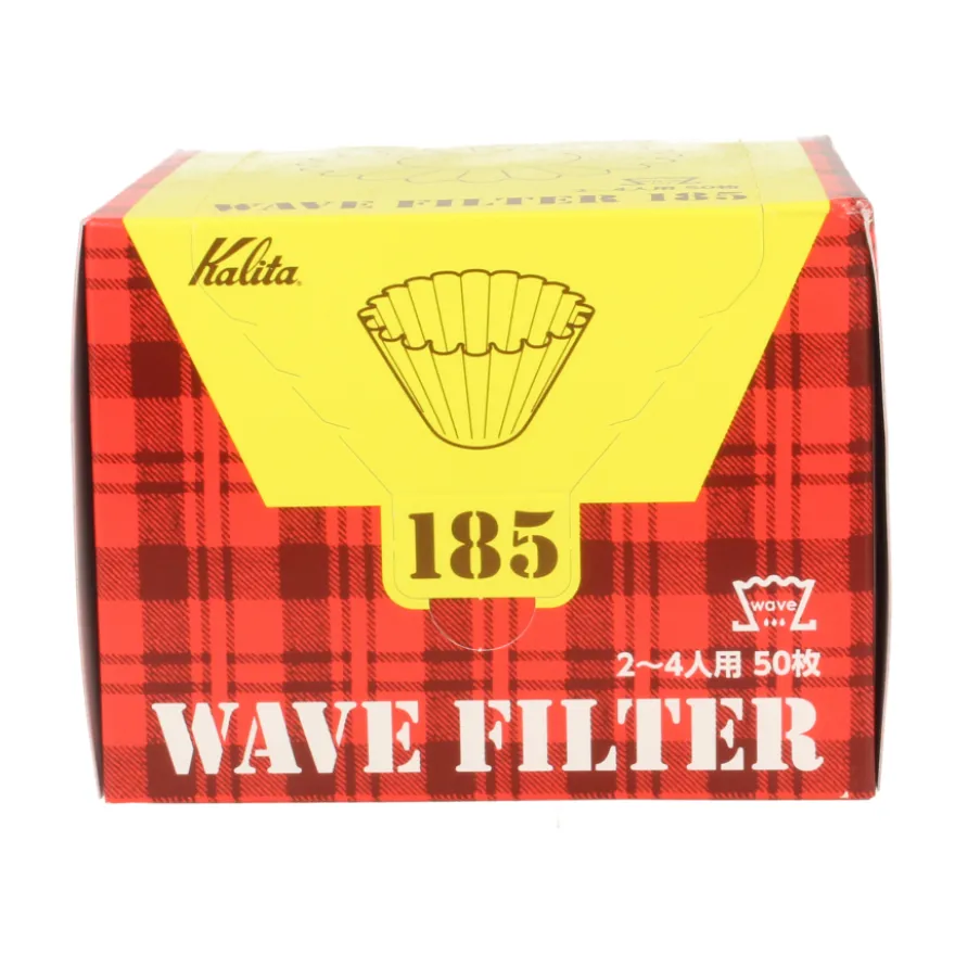 Kalita Wave #185 valkoiset suodatinpaperit 50 kpl