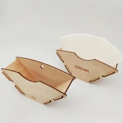 KOLO Design x Crema puinen suodatinpussiteline, koivu