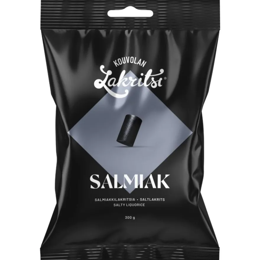 Kouvolan Lakritsi Salmiakki-Lakritsipala 300 g