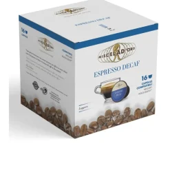 Miscela d'Oro Espresso Decaf, Dolce Gusto®-yhteensopiva kofeiiniton kahvikapseli, 16 kpl
