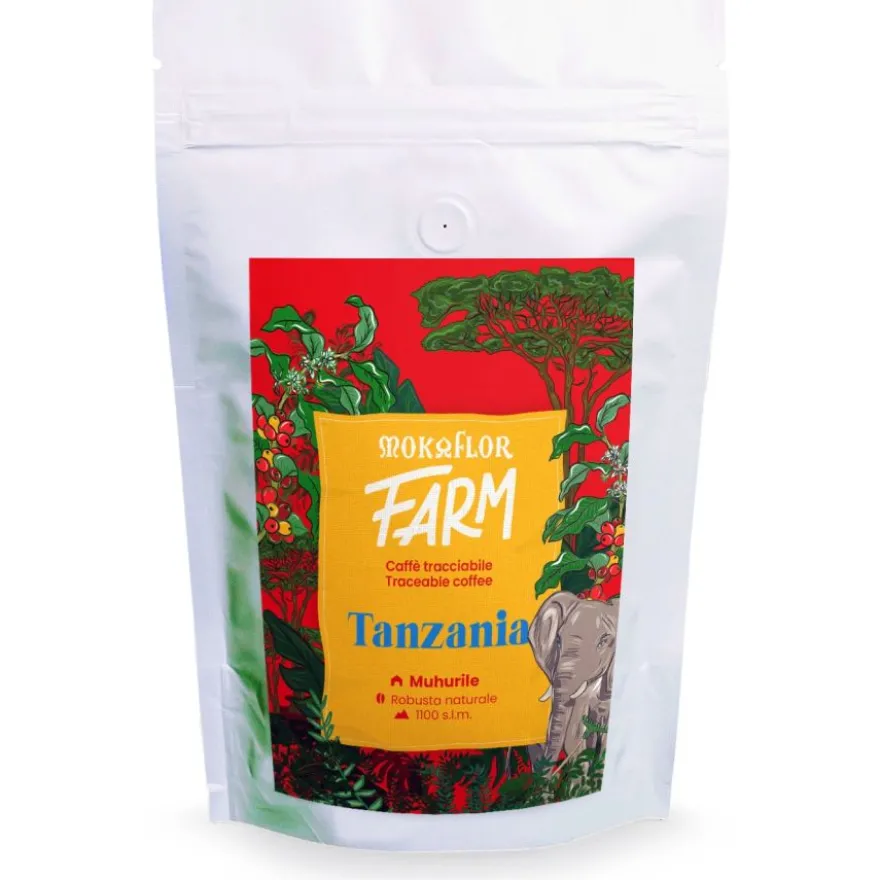 Mokaflor FARM Tanzania Muhurile 100 % Robusta 250 g kahvipavut