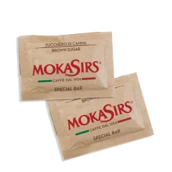 MokaSirs ruskea sokeri, 5 g annospussi, 5 kg pakkaus