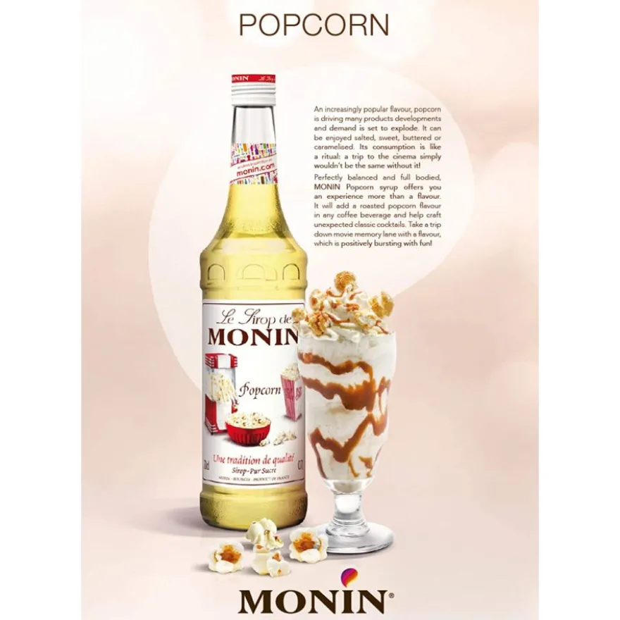 Monin Popcorn makusiirappi 700 ml