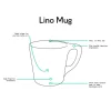 notNeutral Lino Mug -muki 300 ml, Stone