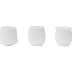 Origami Flavour Tasting Cup Set, 3 kpl valkoinen