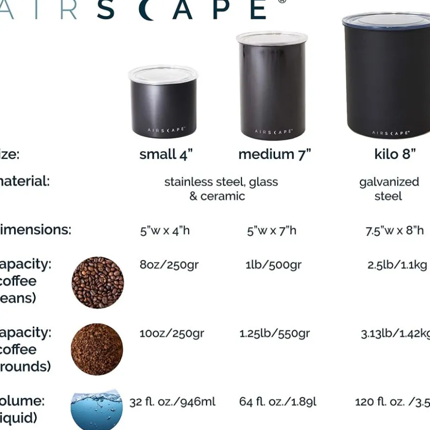 Planetary Design Airscape® Ceramic 4" Small Obsidian