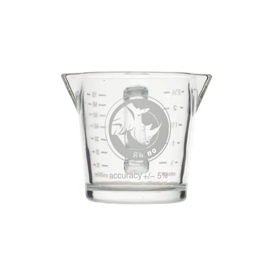 Rhinowares Double Shot Glass With Handle 70 ml