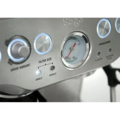 Sage The Barista Express SES875BSS espressokeitin, hopea