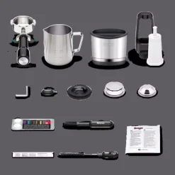 Sage the Oracle Jet SES985BSS espressokeitin, harjattu teräs