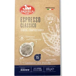 Saquella Espresso Classico kahvinapit 15 kpl