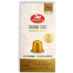 Saquella NEW Grand Cru Nespresso-yhteensopiva kahvikapseli 30 kpl