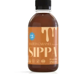 Sippa Salted Caramel sokeriton makusiirappi 250 ml