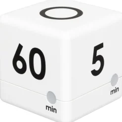 TFA Cube digitaalinen ajastin, valkoinen