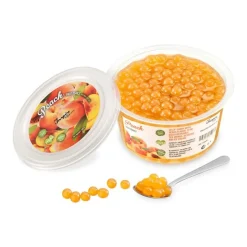 TIFC Boba Bubble Tea kuplatee-helmet, Peach 450 g