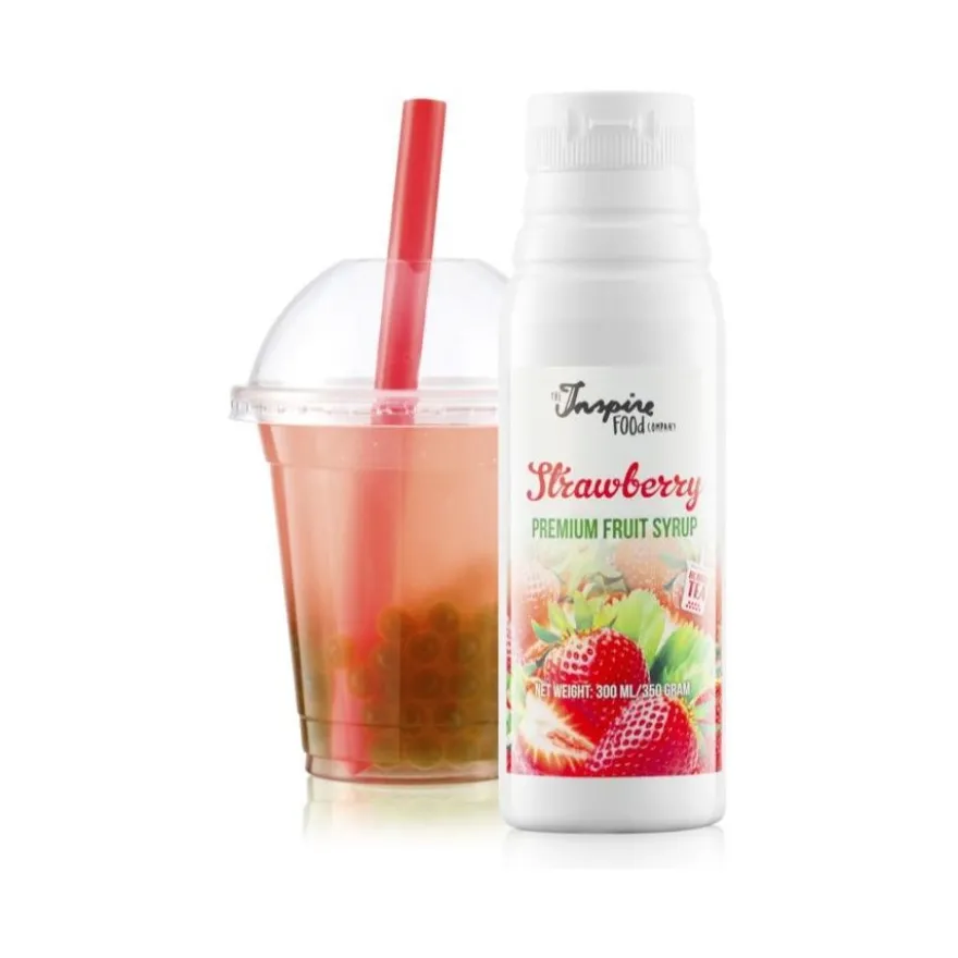 TIFCBubble Tea Syrup Strawberry 300 ml