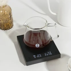 Timemore Black Mirror Basic Plus 2 kahvivaaka ajastimella, musta