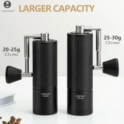 Timemore Chestnut C3s Max S2C -kahvimylly, musta