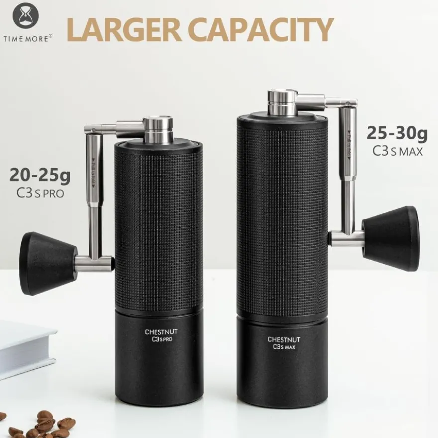 Timemore Chestnut C3s Max S2C -kahvimylly, musta