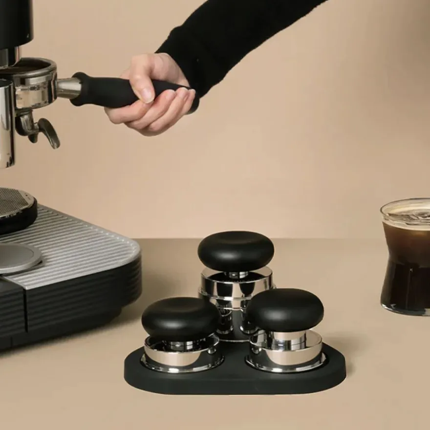 Timemore Pucks Espresso Accessories Set, metalli