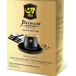 Trung Nguyen G7 Gold Picasso Latte -pikakahvi 14 x 18 g annospussia