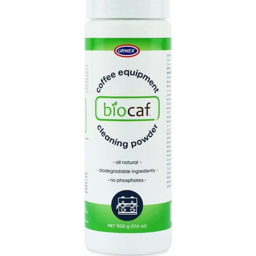 Urnex Biocaf puhdistusjauhe espressokoneille 500 g